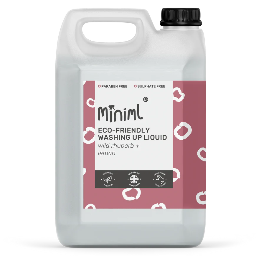 Washing Up Liquid - Wild Rhubarb & Lemon - 5L Refill